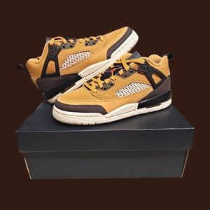 🚻 6.5Y US — Jordan Spizike Low GS 2024 [FLAX/BAROQUE BROWN–BLACK] FQ1759-202
